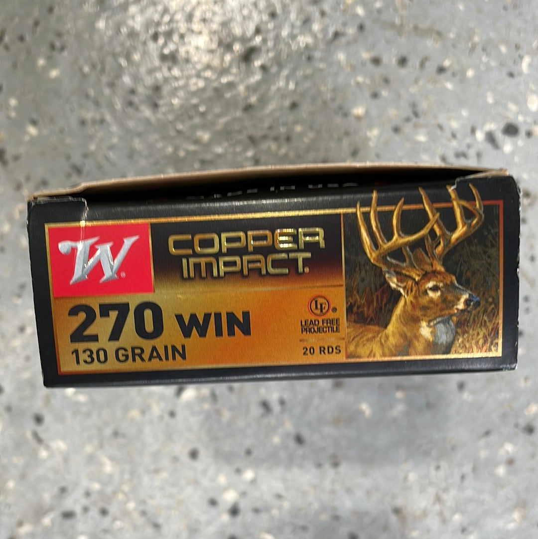 Winchester .270 130gr Copper Impact