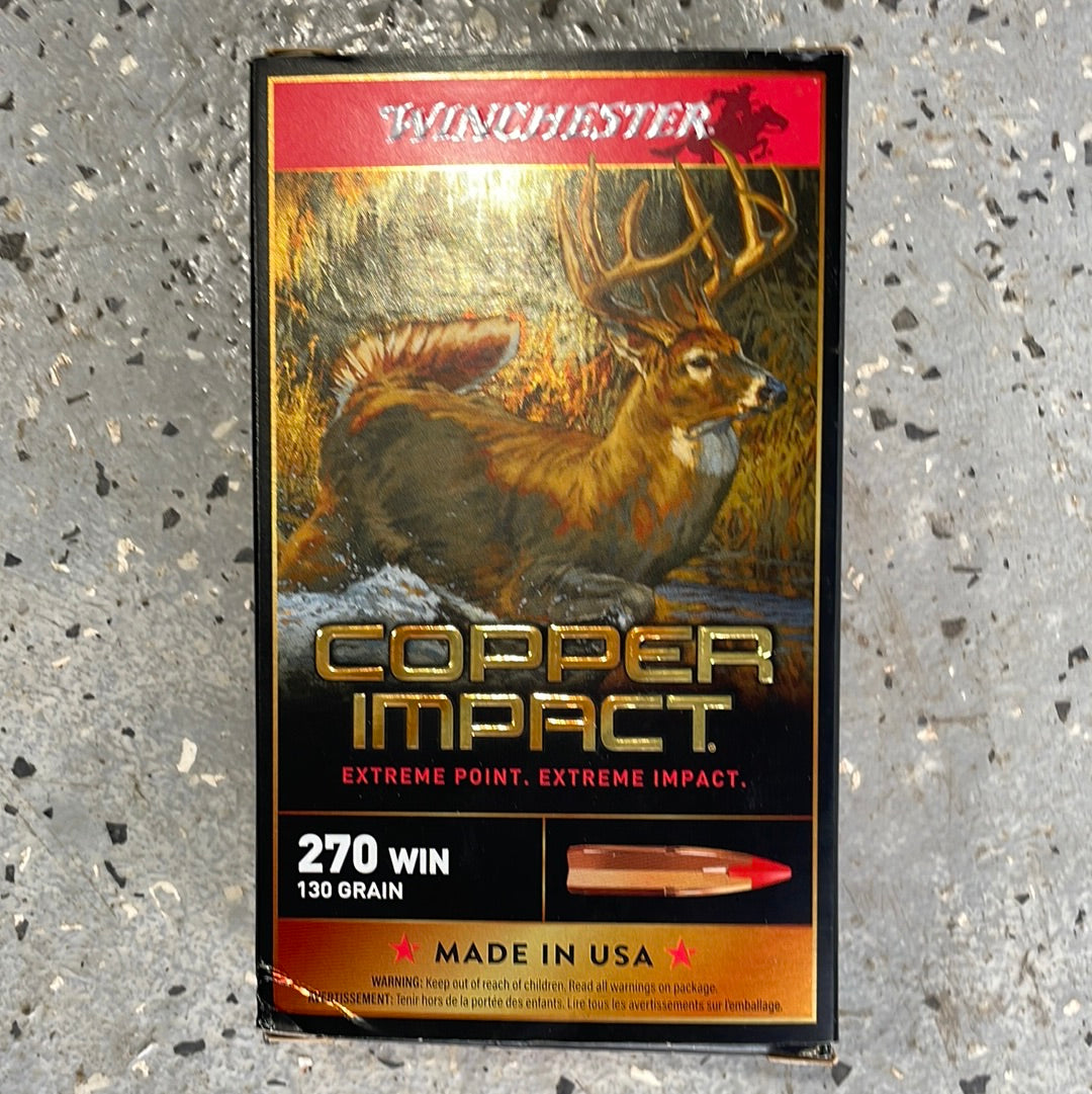 Winchester .270 130gr Copper Impact