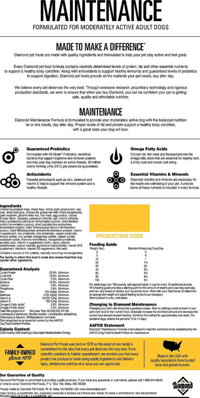 Diamond Maintenance