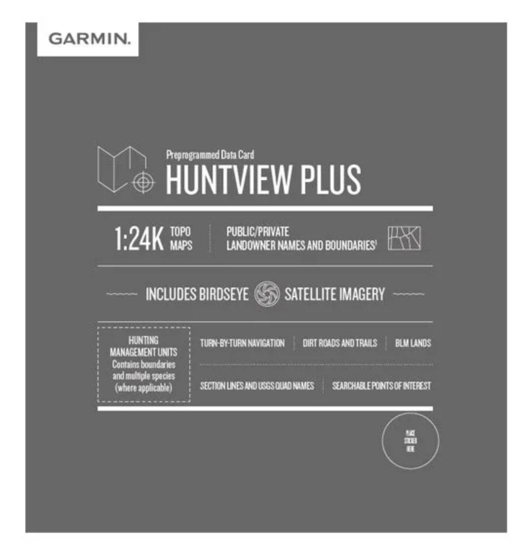 Garmin Huntview Plus Data Card Georgia