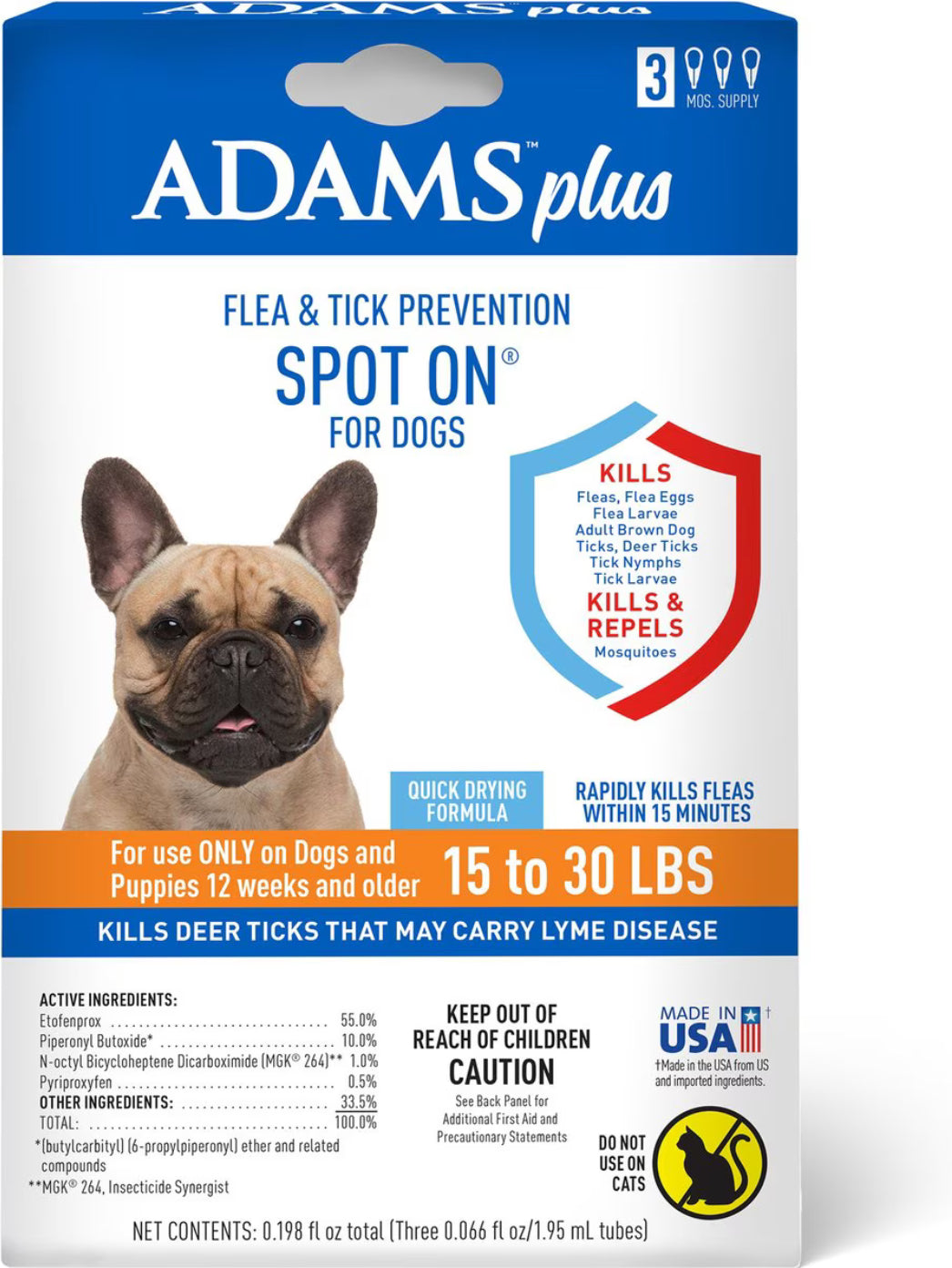 Adams Plus Spot on 15-30lbs