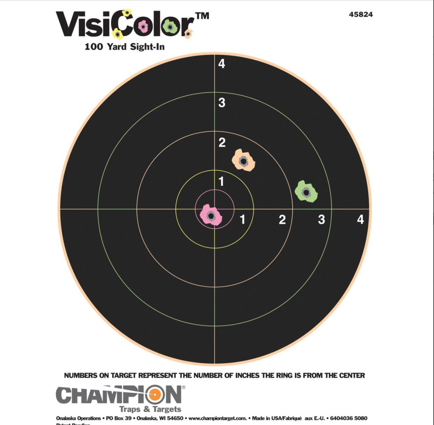 100 Yard Sight-In Target