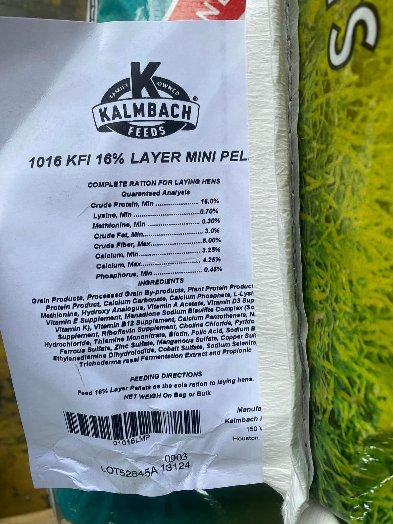 Kalmbach 16% Mini Layer Pellets