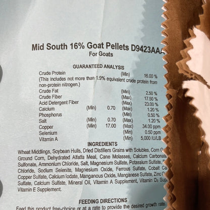 16% Goat Feed