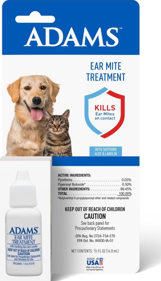 Adam’s Ear Mite Treatment