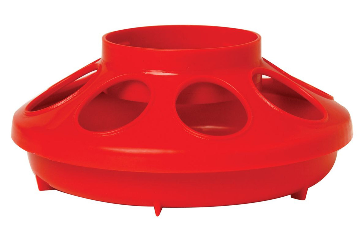 Chicken Feeder Base Red
