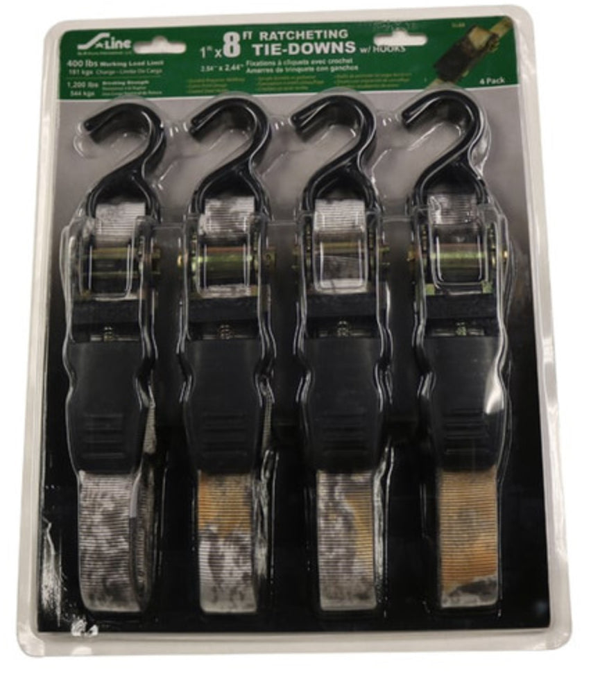 4 Pack Ratchet Straps